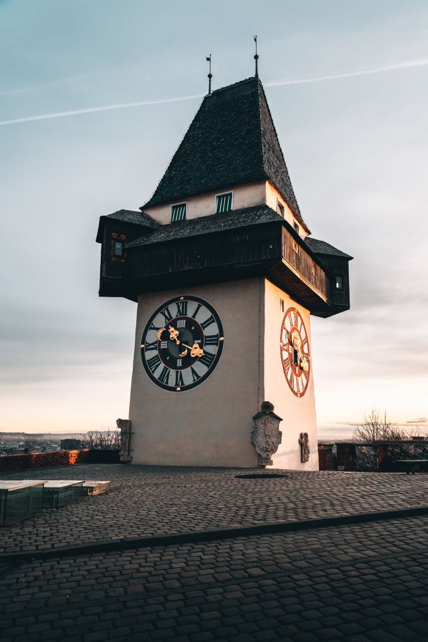 Graz Clock Tower: The Symbol of the City The Graz Clock Tower, also known as the Glockenspiel, is an iconic landmark in the city center.