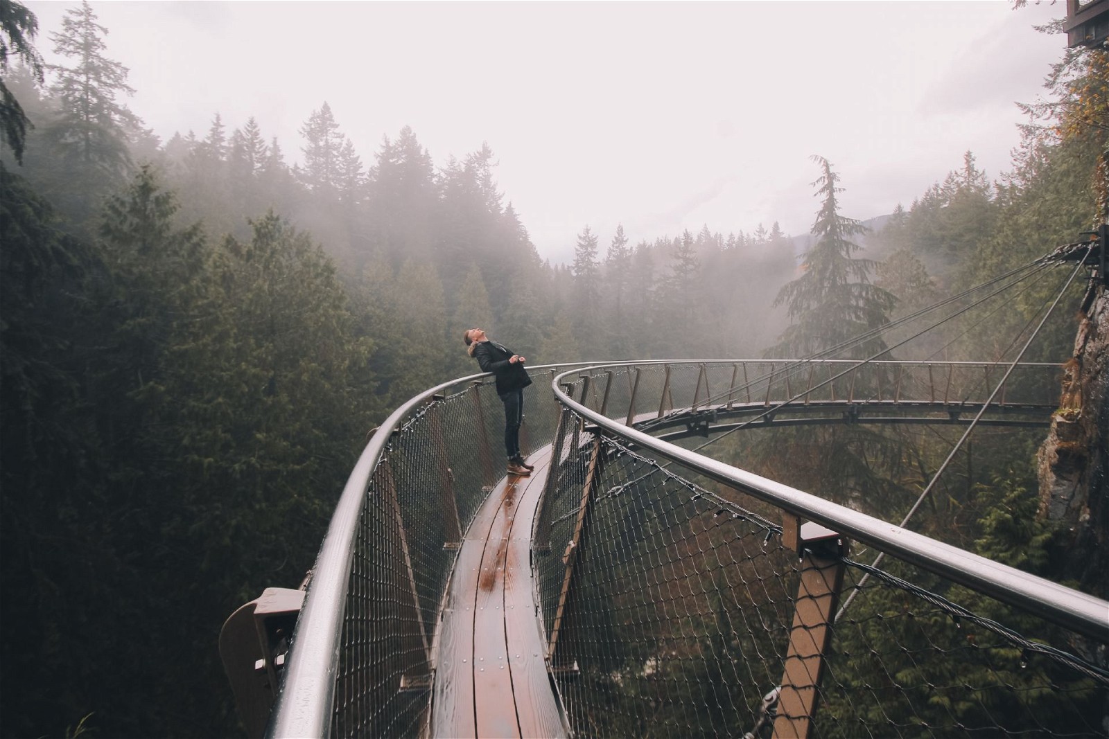  Capilano Suspension Bridge, one of Vancouver's most famous tourist attractions