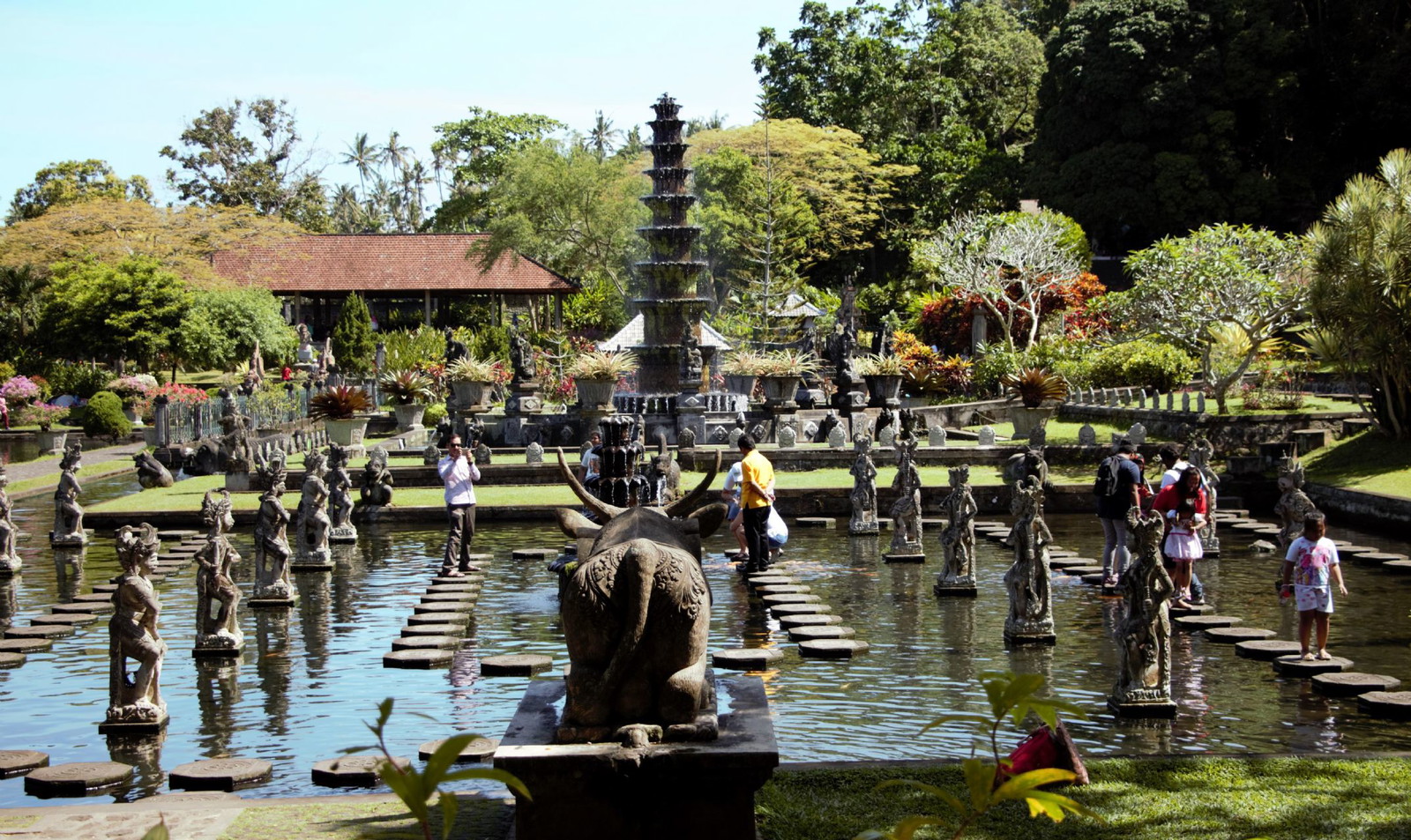 Experience tranquility and spiritual rejuvenation at Tirta Gangga, a stunning water palace known for its ornate gardens and sacred pools.