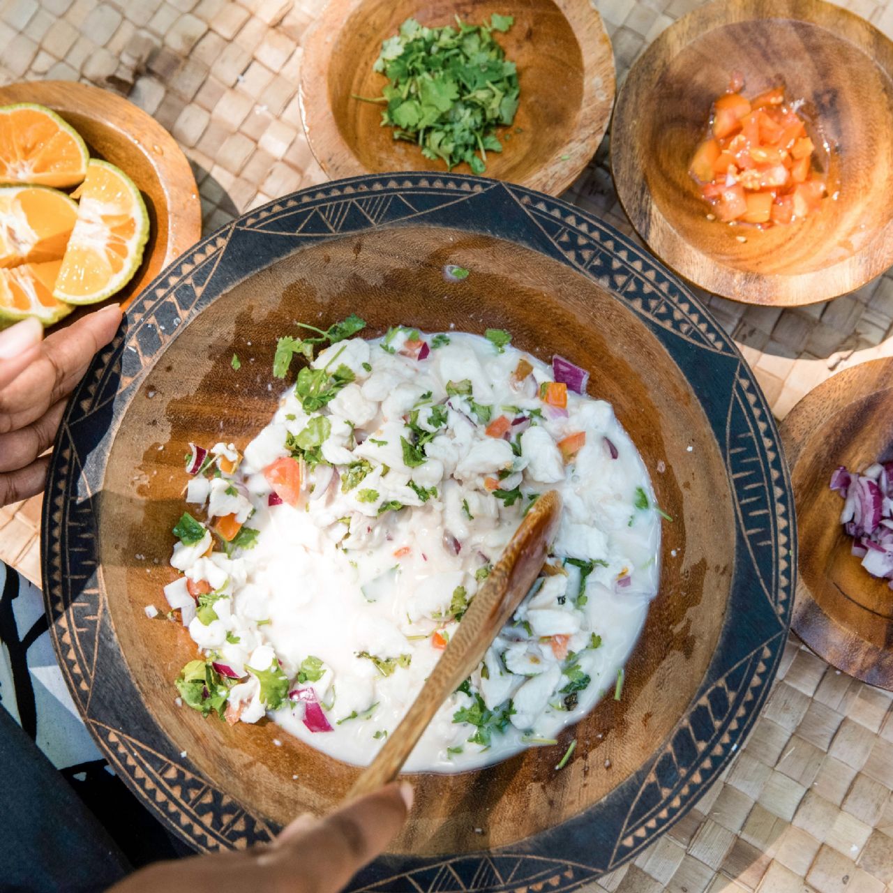 Castaway Island. fiji food