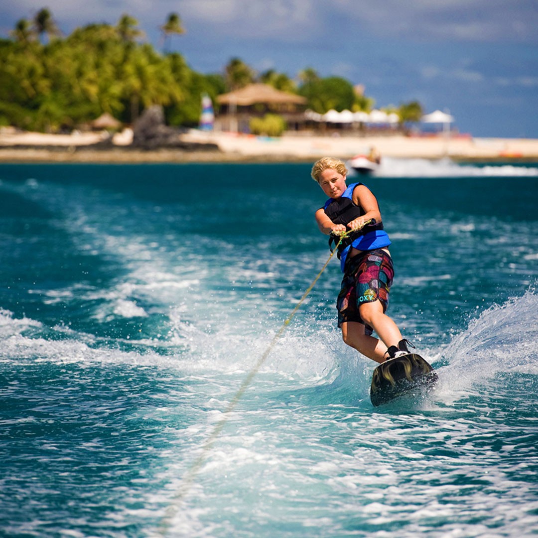 Water Sports: The azure waters are an invitation to partake in a variety of water sports.