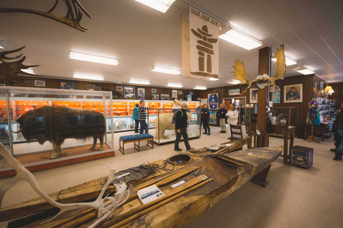 Eskimo Museum or the Parks Canada Visitor Centre