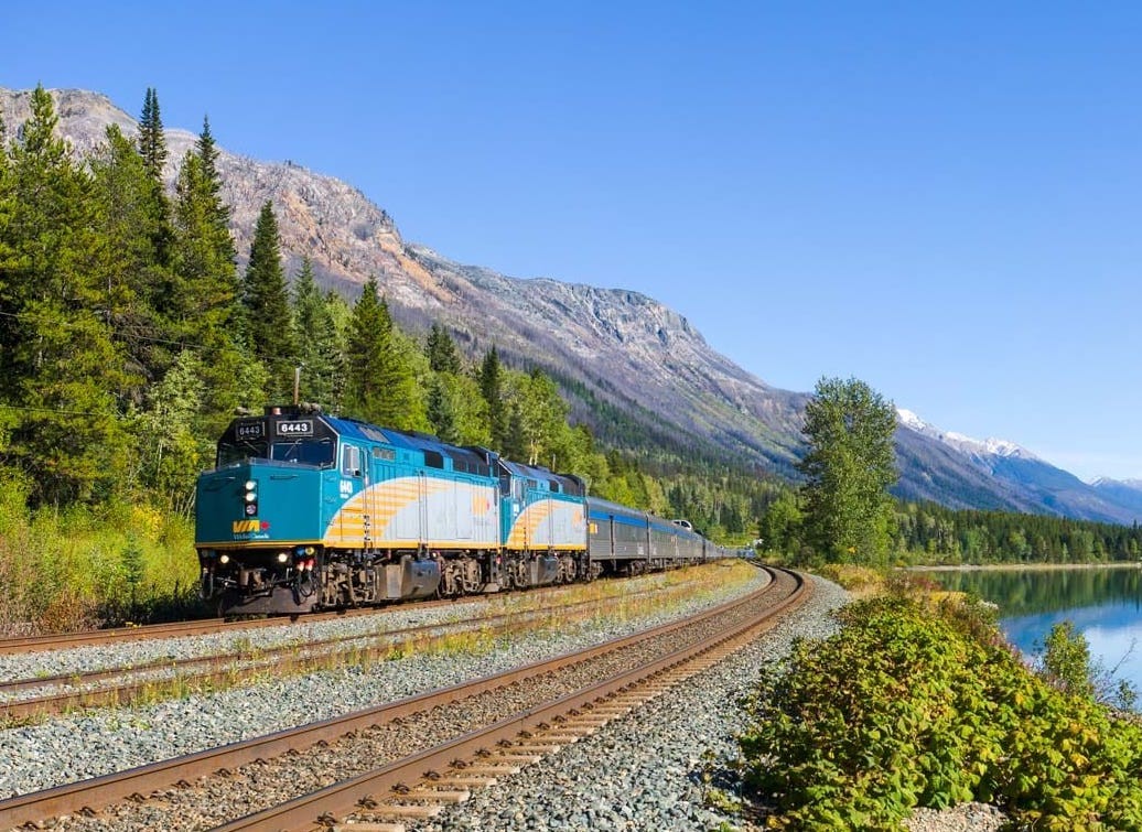 The Canadian Train, also known as "The Canadian," is a luxurious passenger train service operated by VIA Rail Canada.