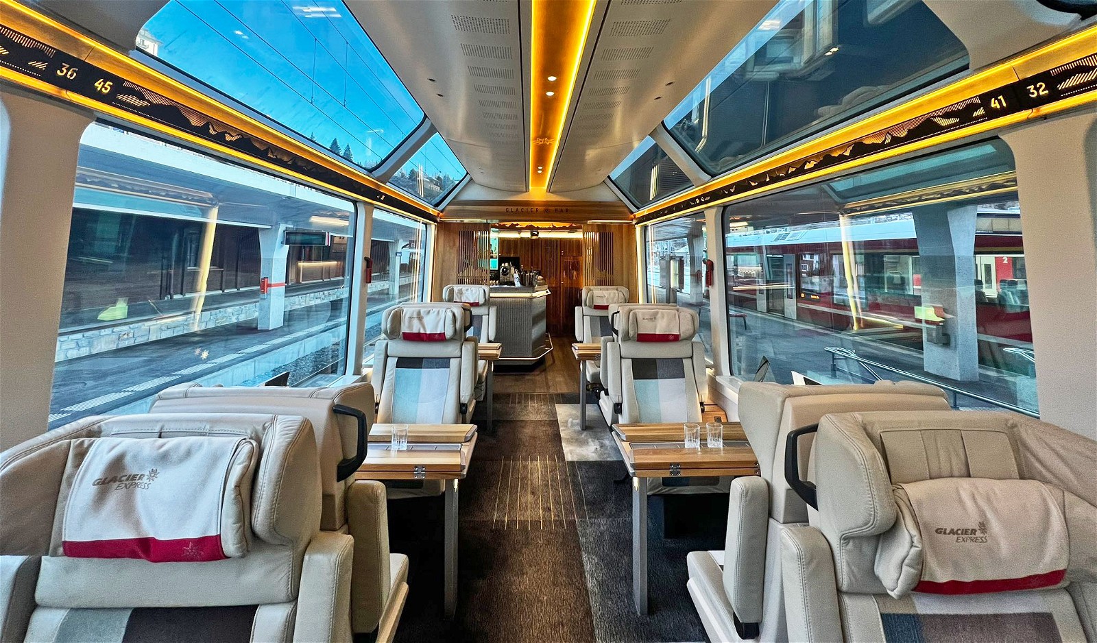 Glacier Express offers a variety of dining options on board, including breakfast, lunch, and dinner.