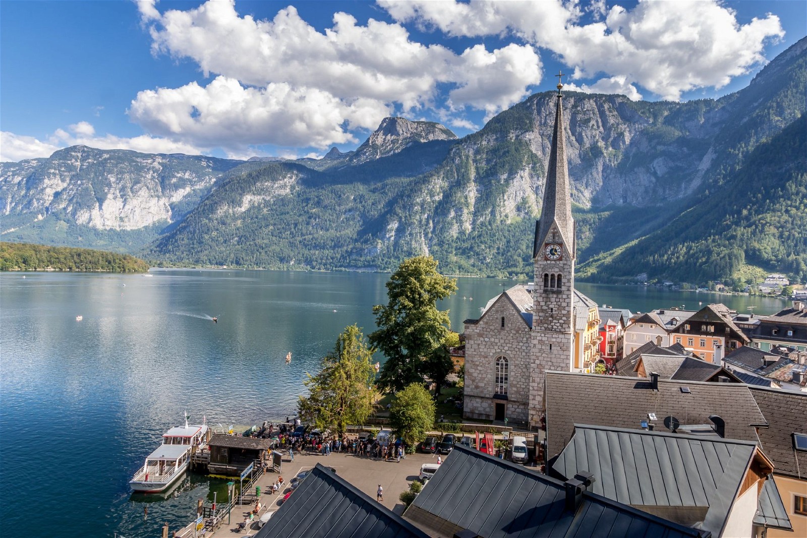 Hallstatt is a small village located in Austria, famous for its history, natural beauty, and enchanting landscapes