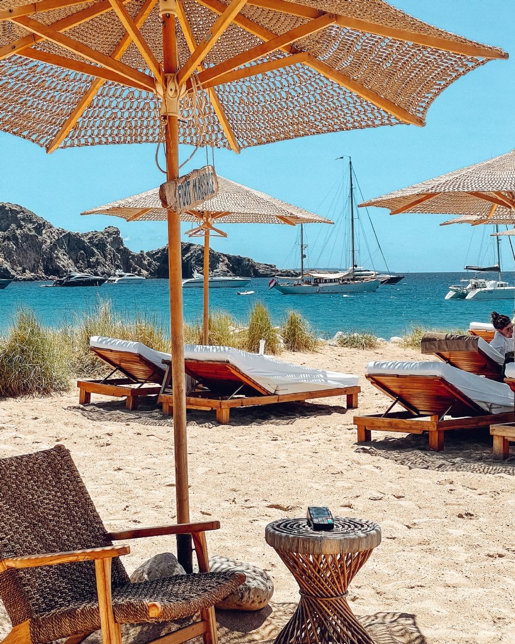 Relaxing on Ibiza's Beaches: Indulge in the island's beautiful beaches. Spend a day lounging on the pristine sands of Playa d'en Bossa, Cala Conta, or Talamanca