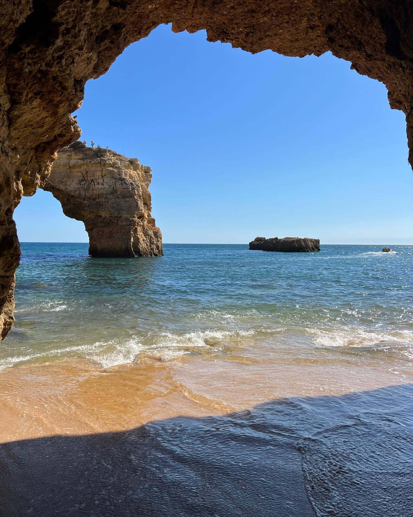 The natural beauty of Marinha Beach