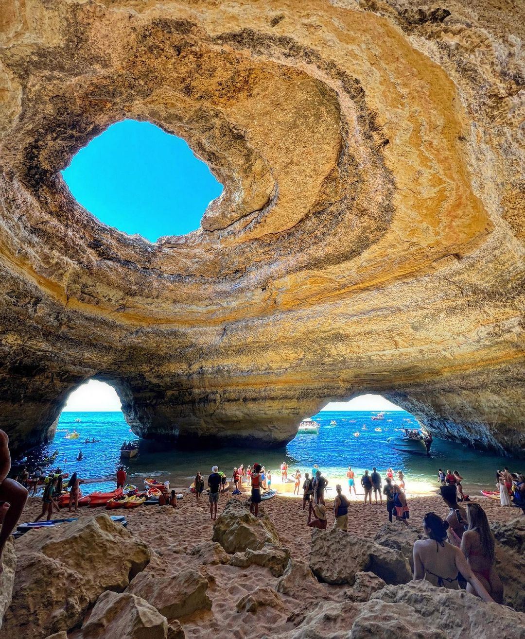 The natural beauty of Marinha Beach