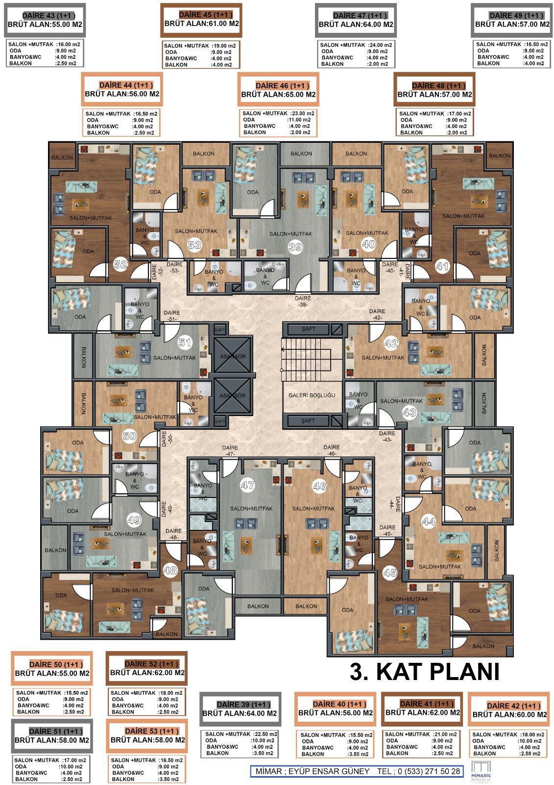 Satılık Daire 1,350,000 TL