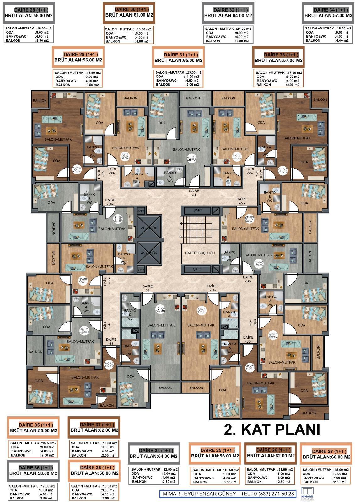 Satılık Daire 1,350,000 TL
