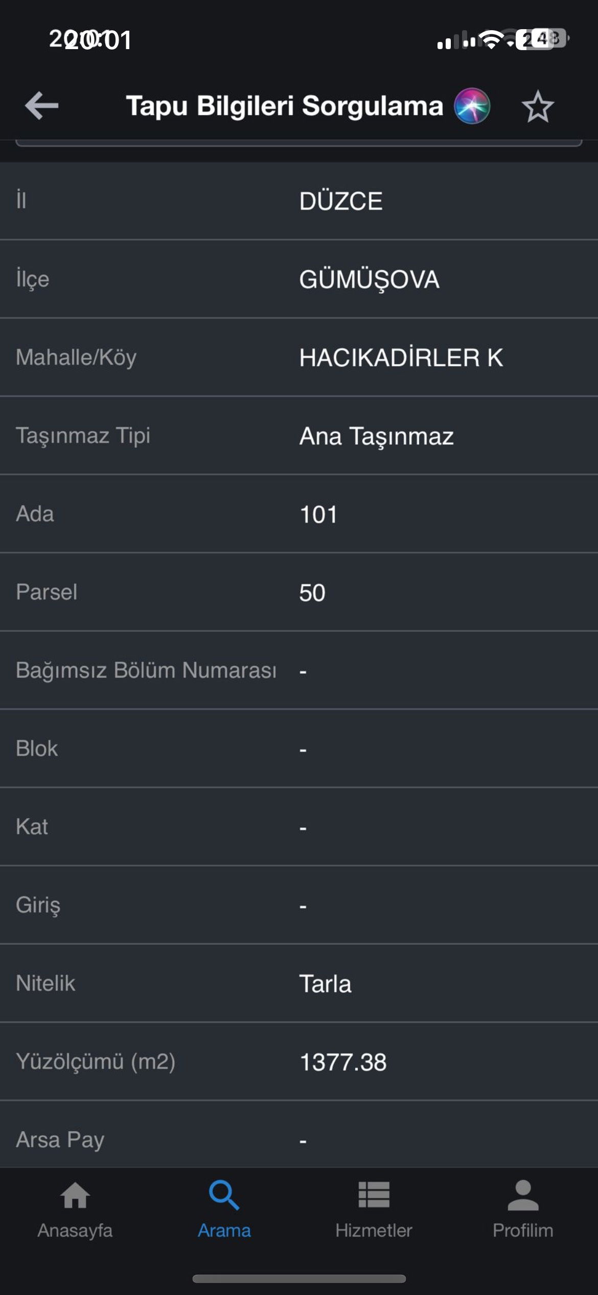 Satılık Tarım Arazisi 3,500,000 TL