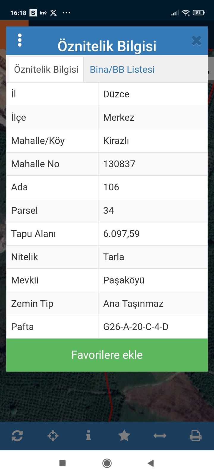 Satılık Arsa 6,000,000 TL