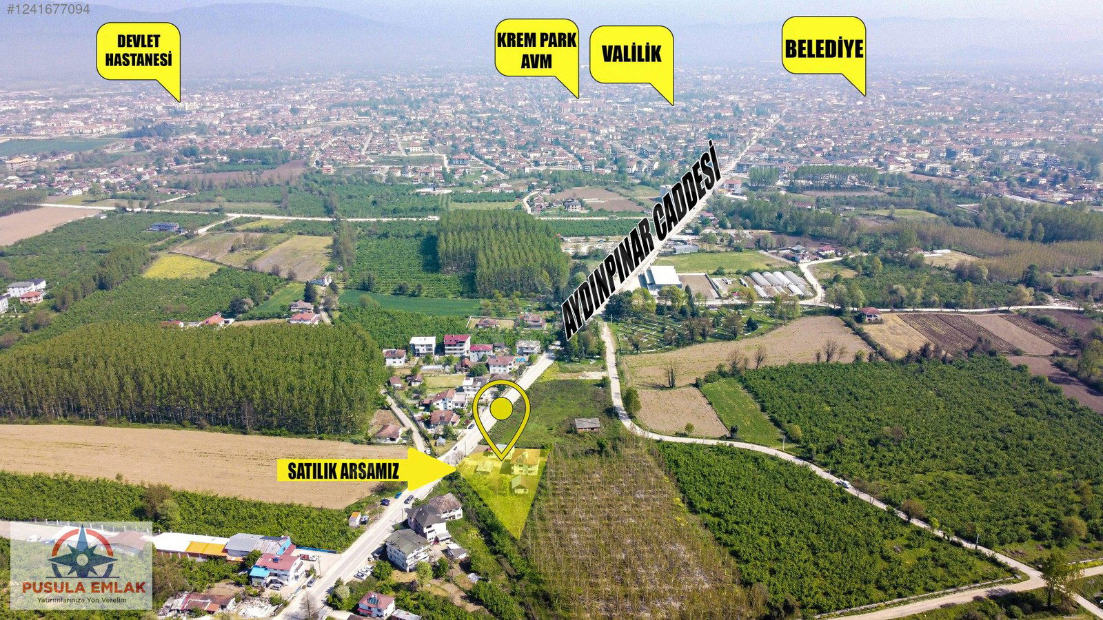 Satılık Arsa 9,000,000 TL