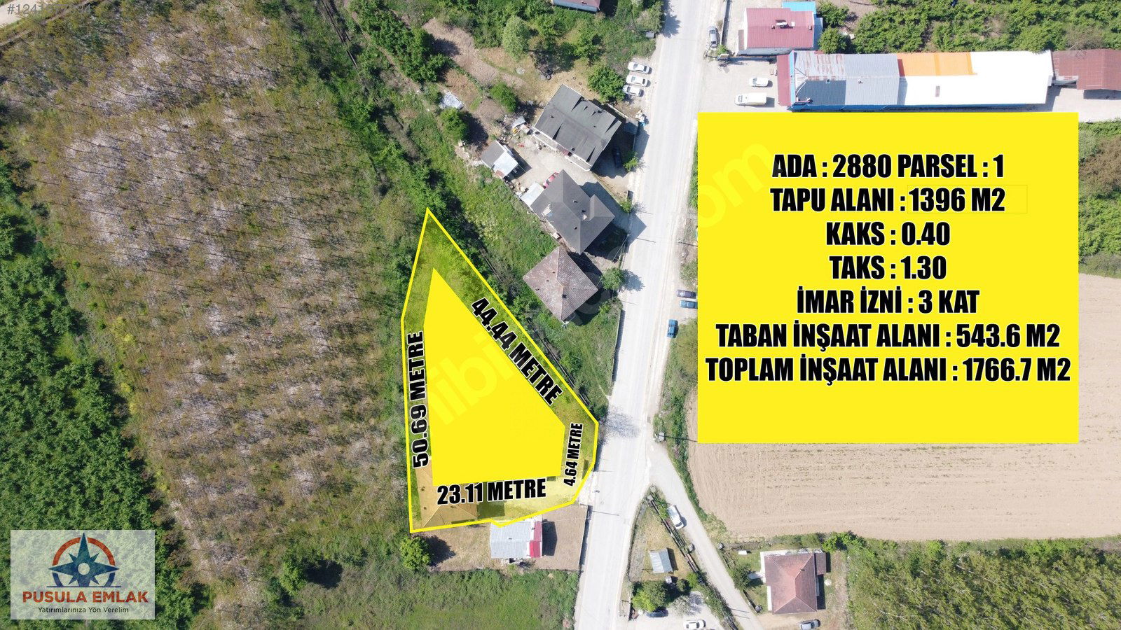 Satılık Arsa 9,000,000 TL