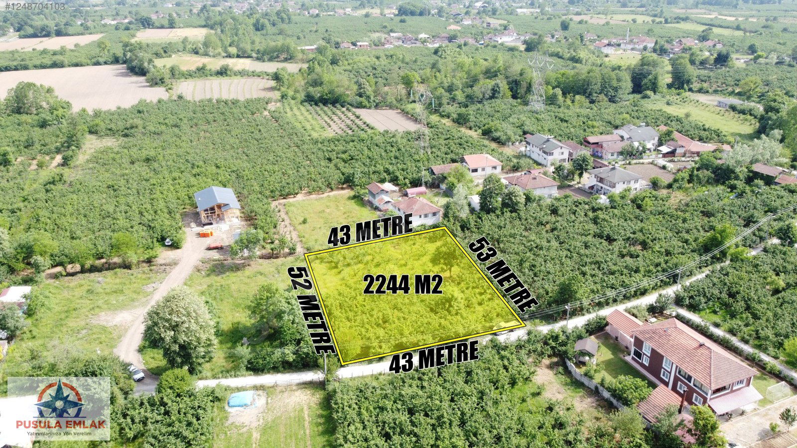 Satılık Arsa 9,250,000 TL