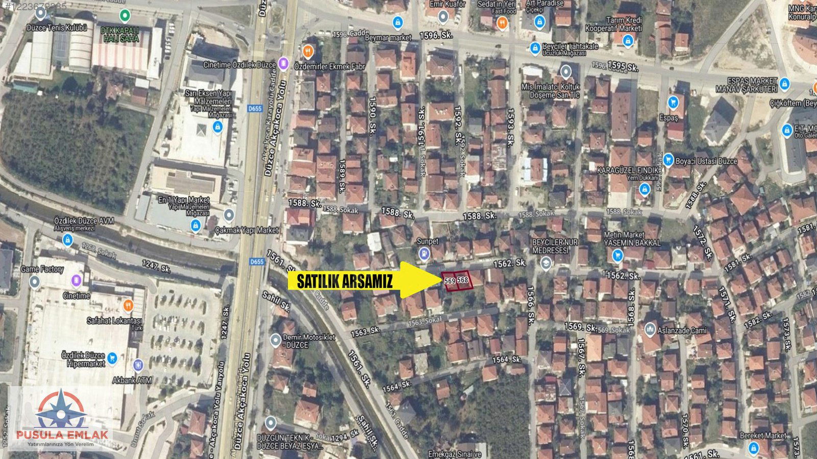 Satılık Arsa 4,250,000 TL