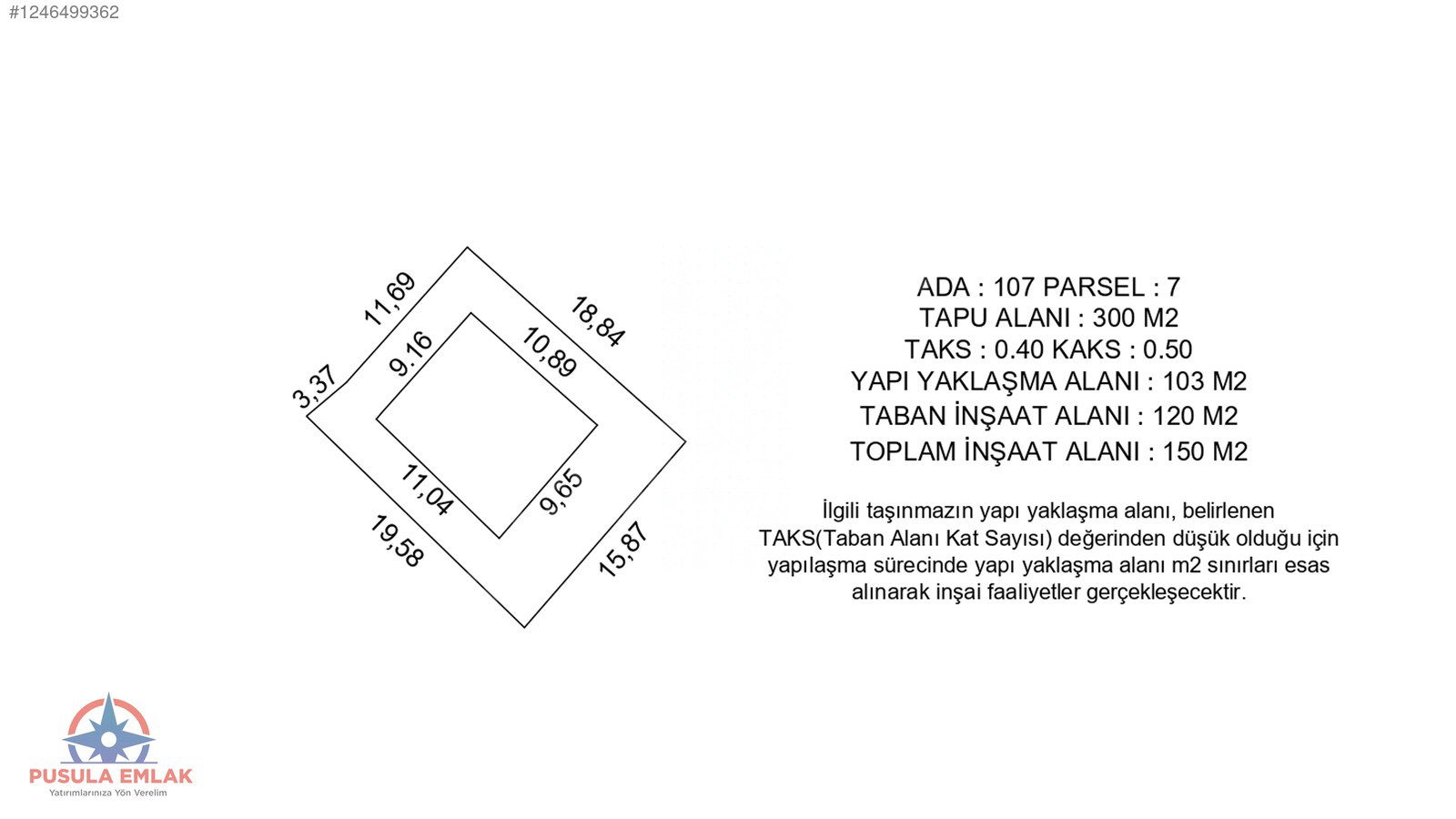 Satılık Arsa 1,590,000 TL