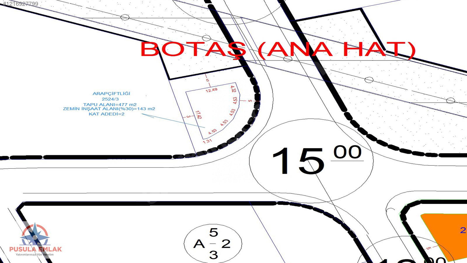 Satılık Arsa 2,800,000 TL