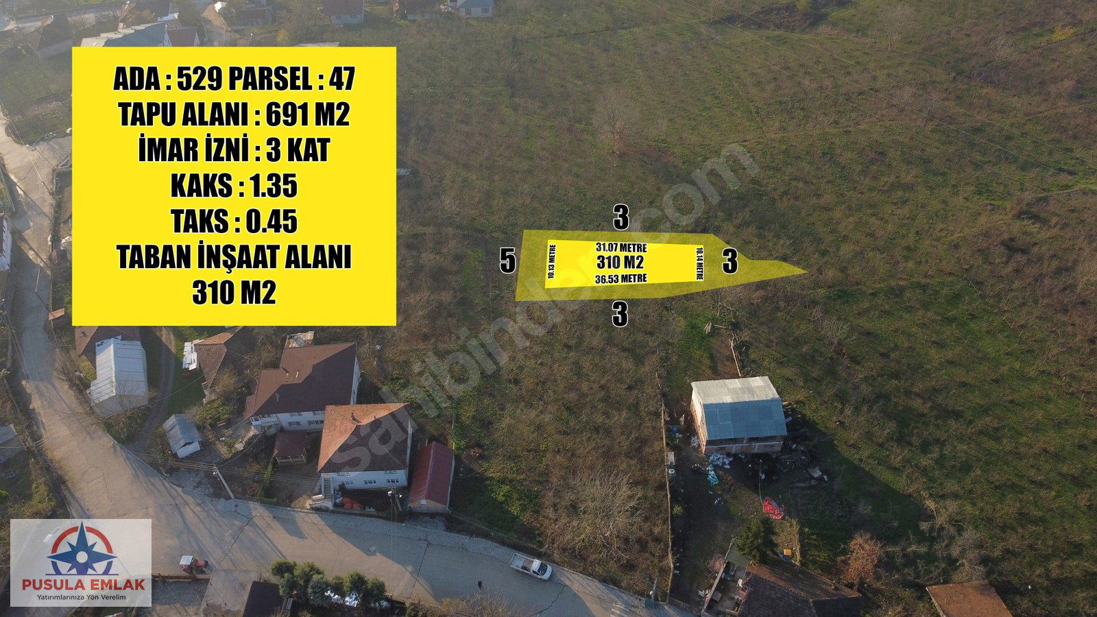 Satılık Arsa 2,600,000 TL