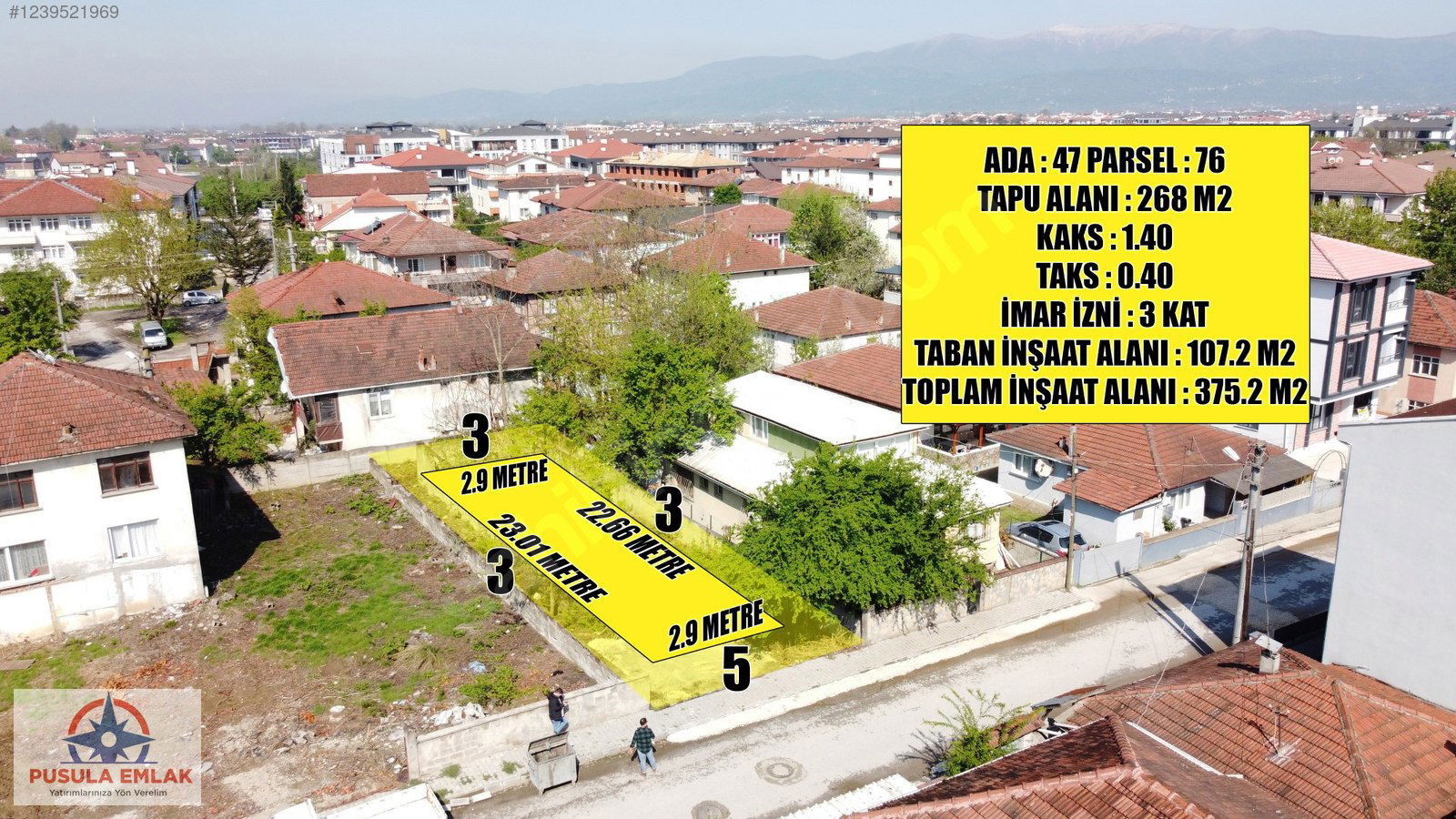 Satılık Arsa 2,200,000 TL