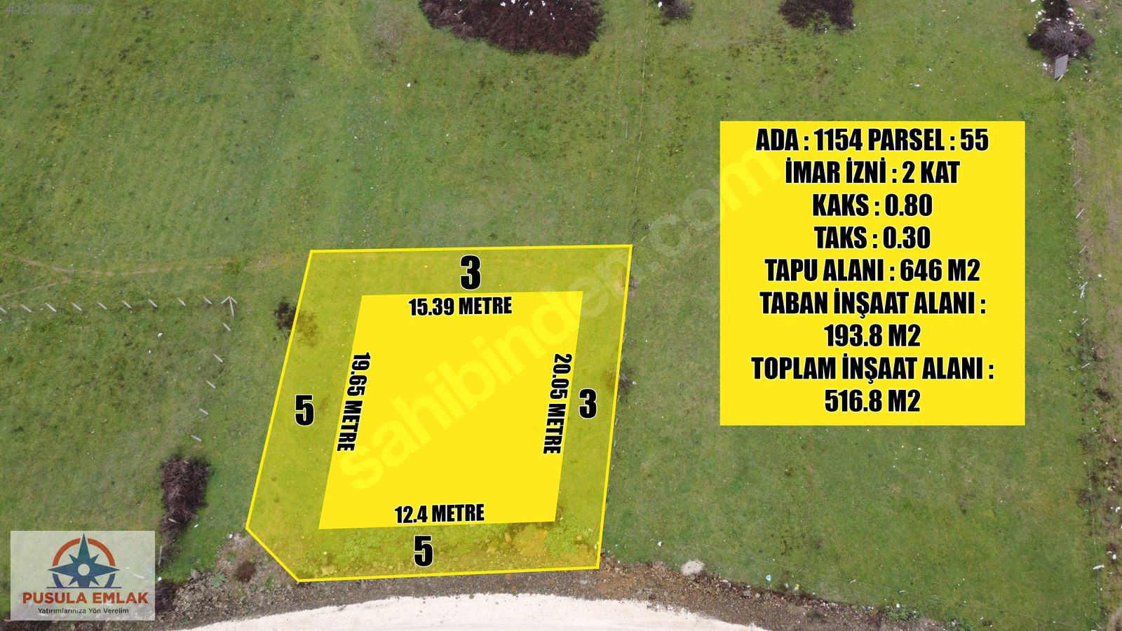 Satılık Arsa 2,500,000 TL