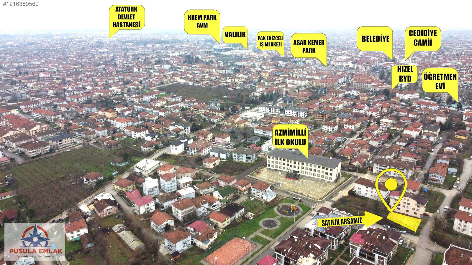 Satılık Arsa 4,350,000 TL