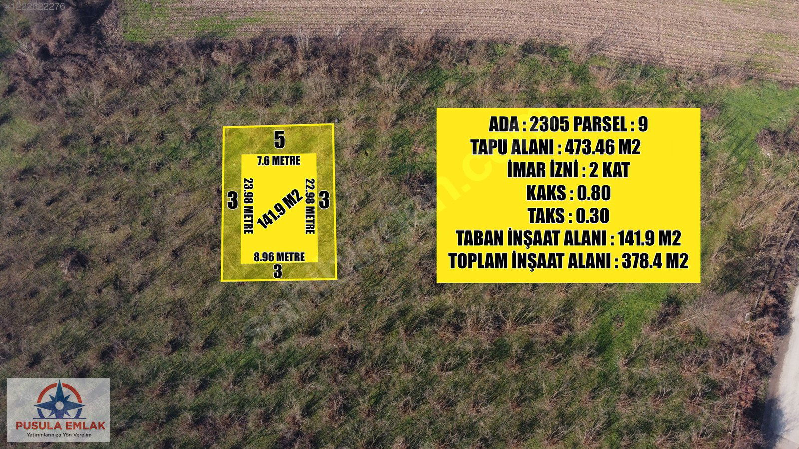 Satılık Arsa 2,840,000 TL