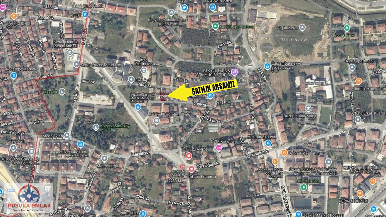 Satılık Arsa 2,300,000 TL