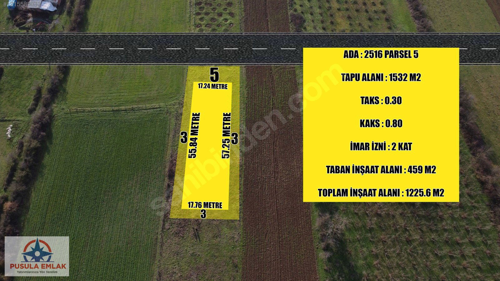 Satılık Arsa 10,500,000 TL