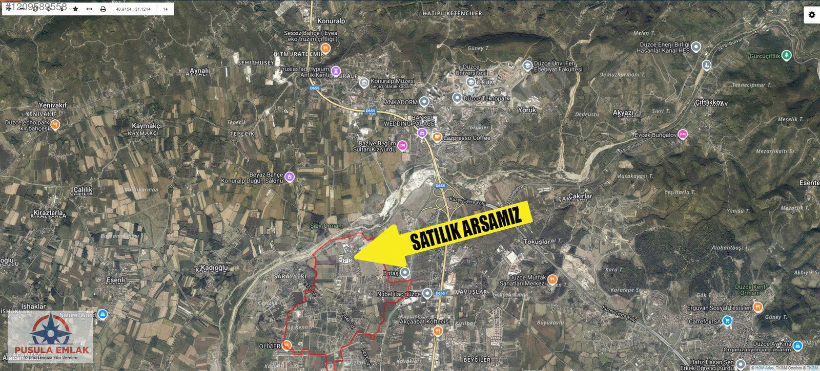 Satılık Arsa 2,650,000 TL