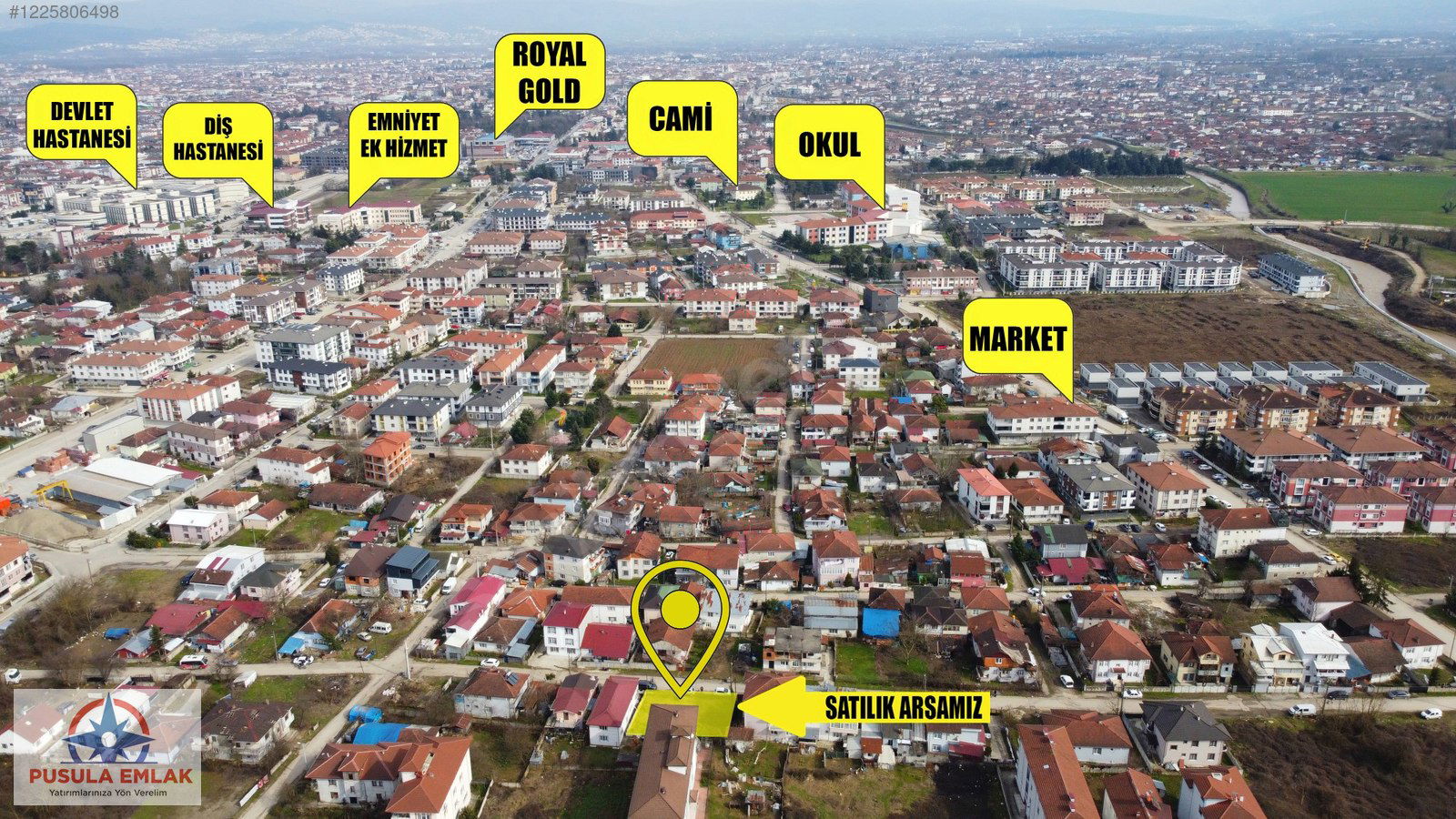 Satılık Arsa 3,400,000 TL