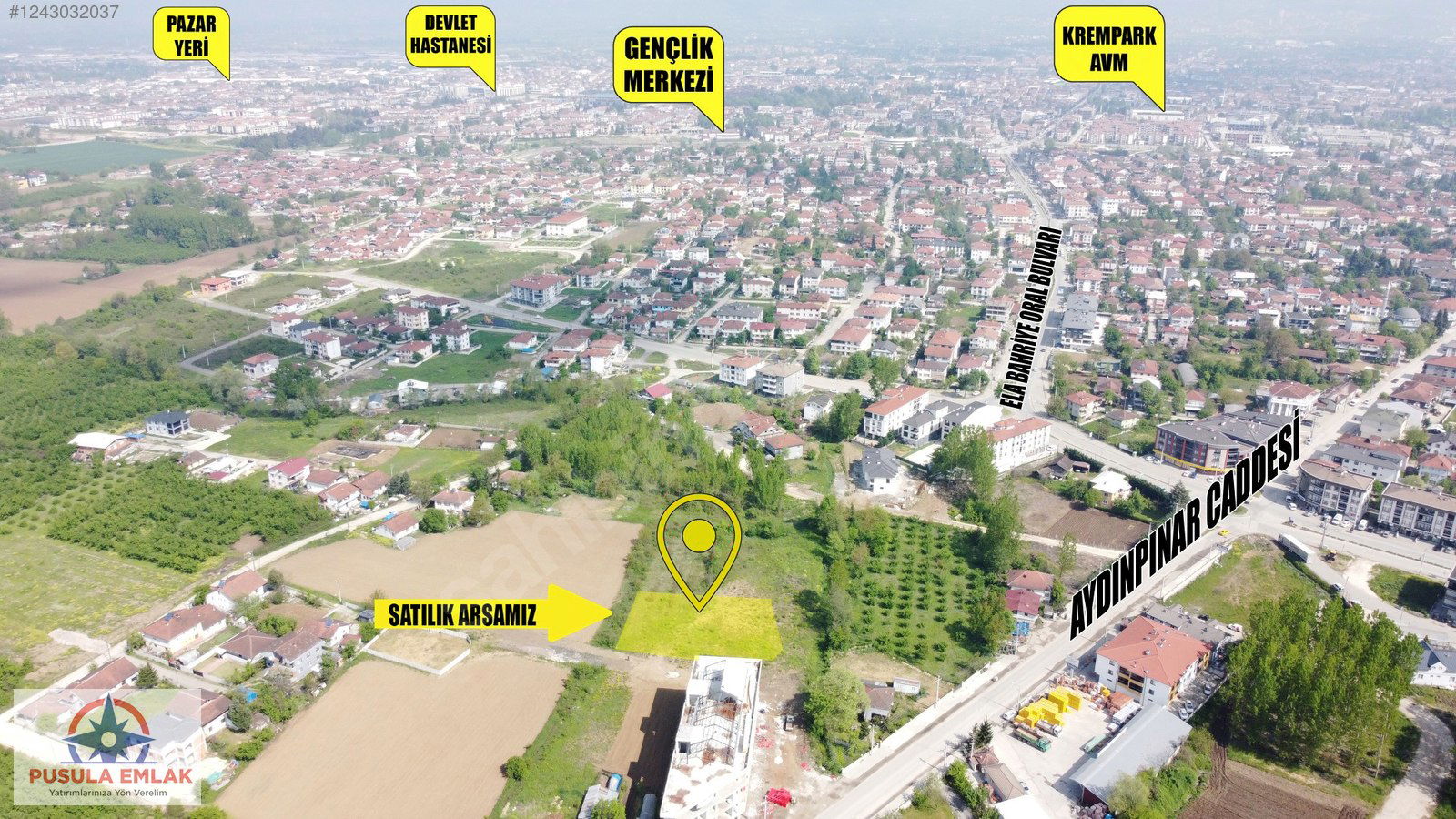 Satılık Arsa 6,250,000 TL