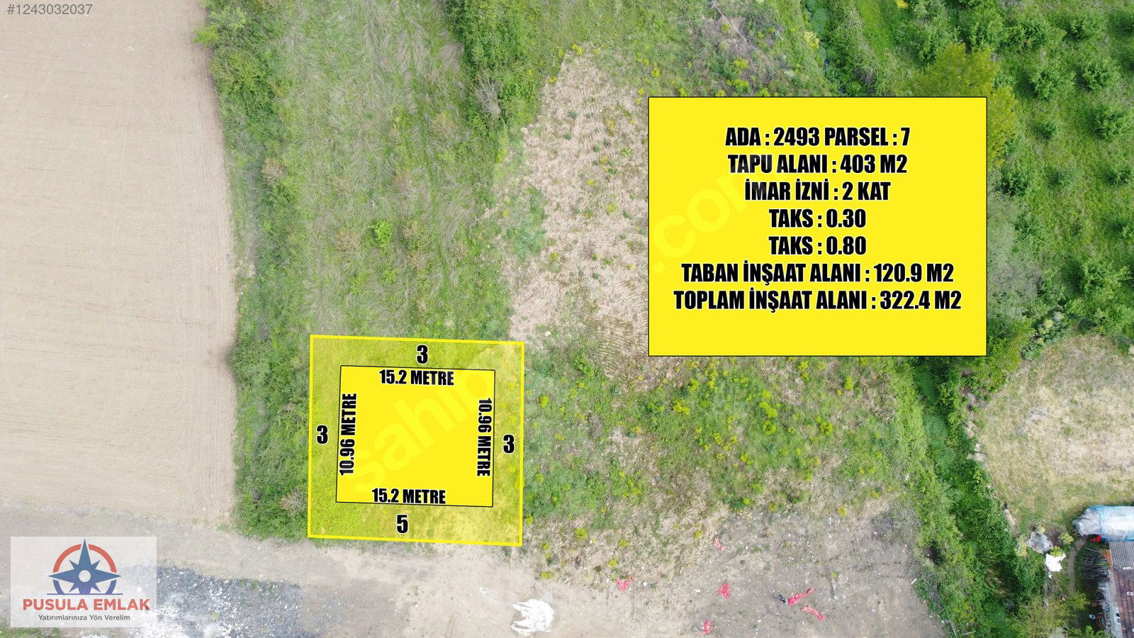 Satılık Arsa 6,250,000 TL