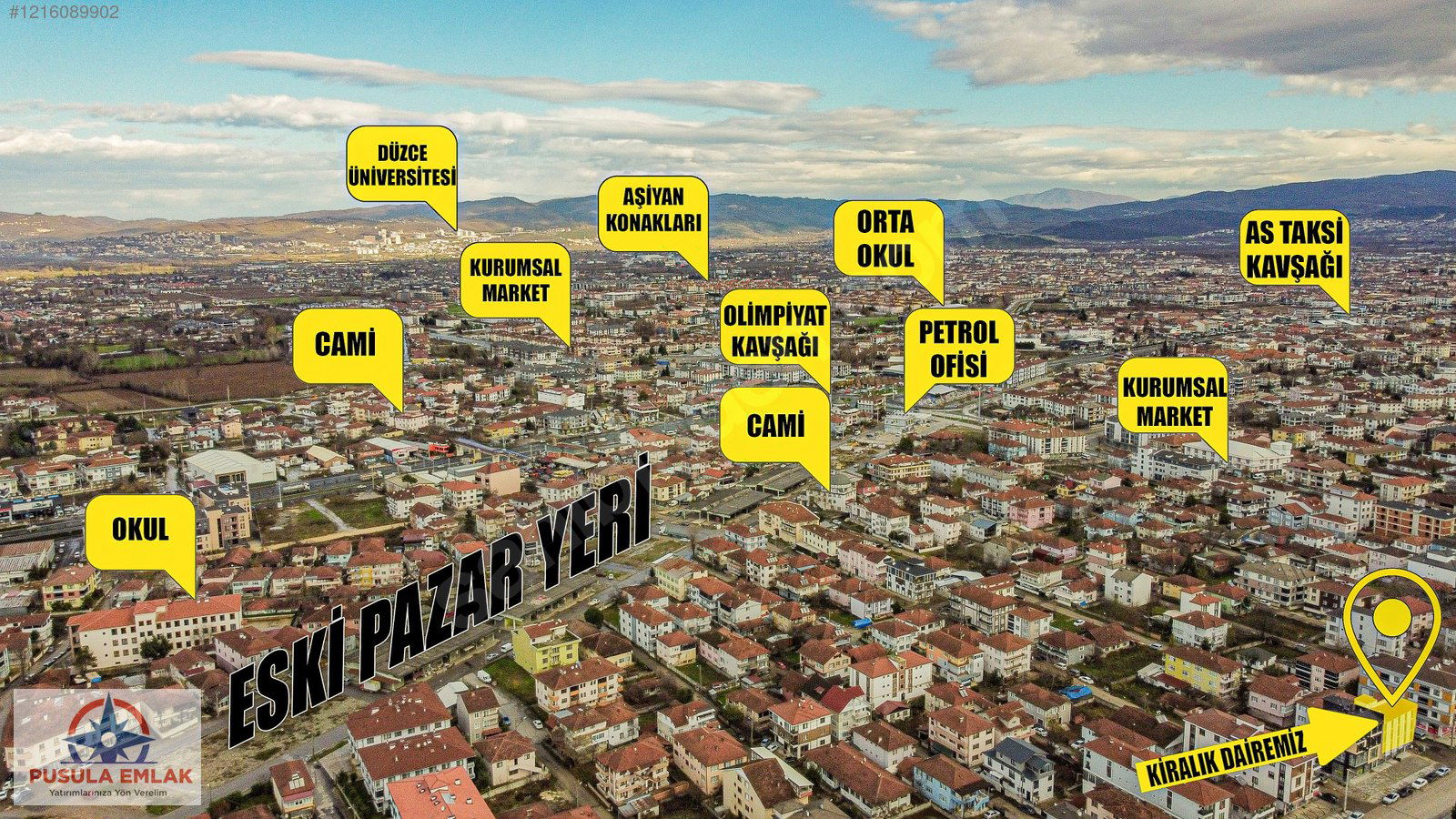 Kiralık Daire 16,000 TL