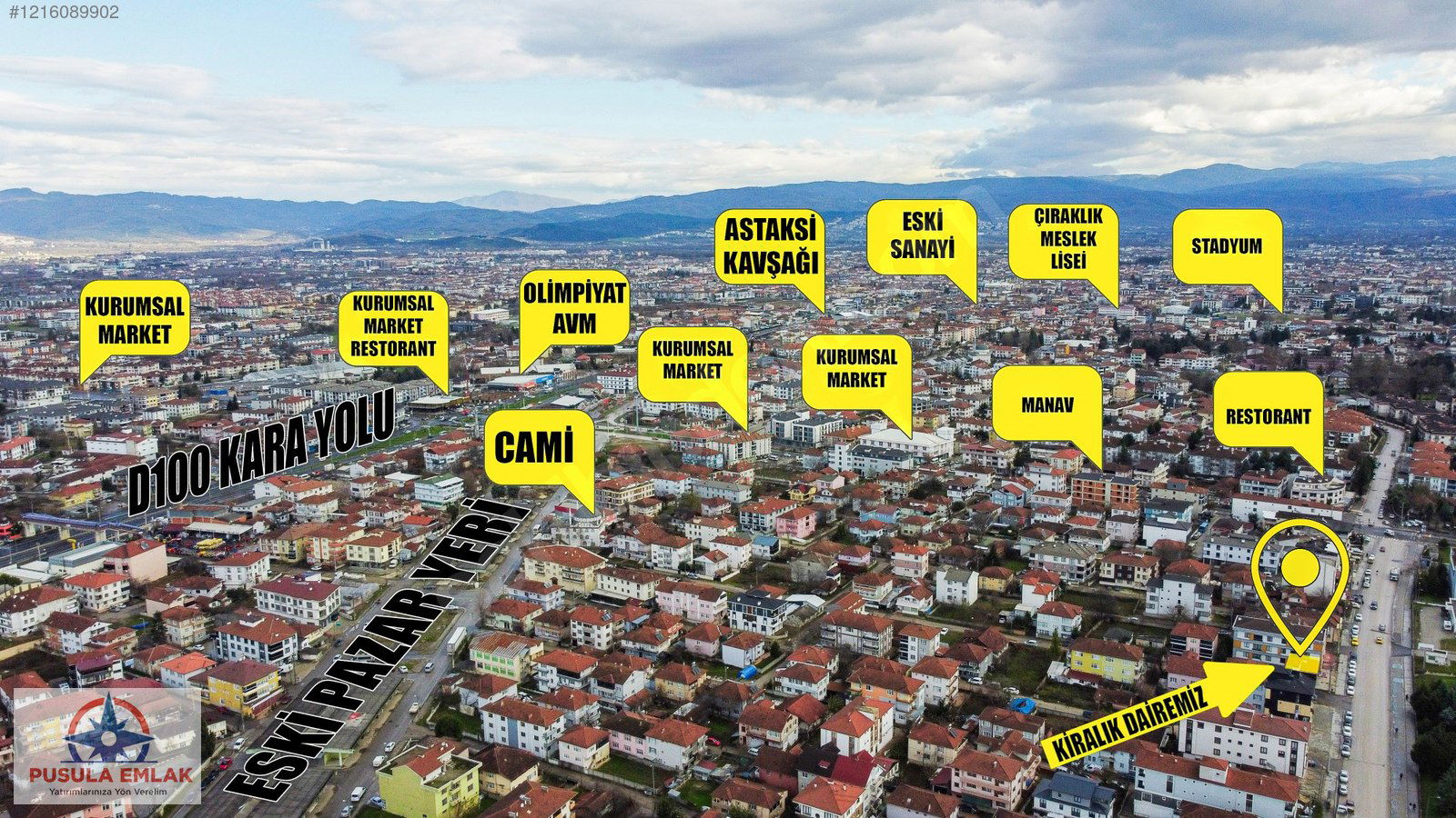 Kiralık Daire 16,000 TL