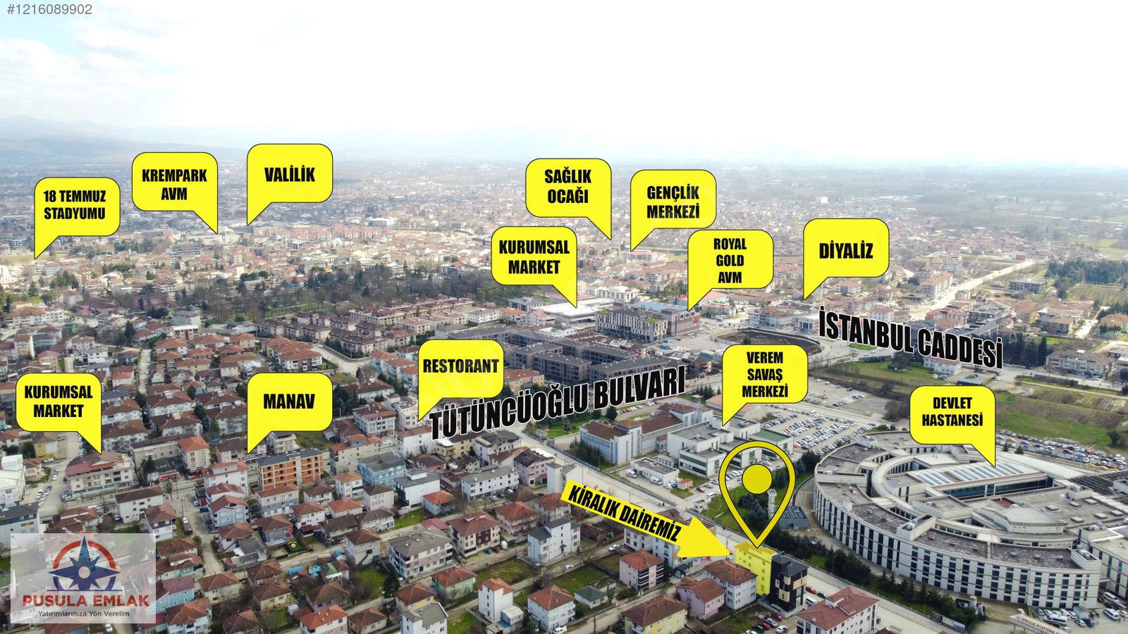 Kiralık Daire 16,000 TL