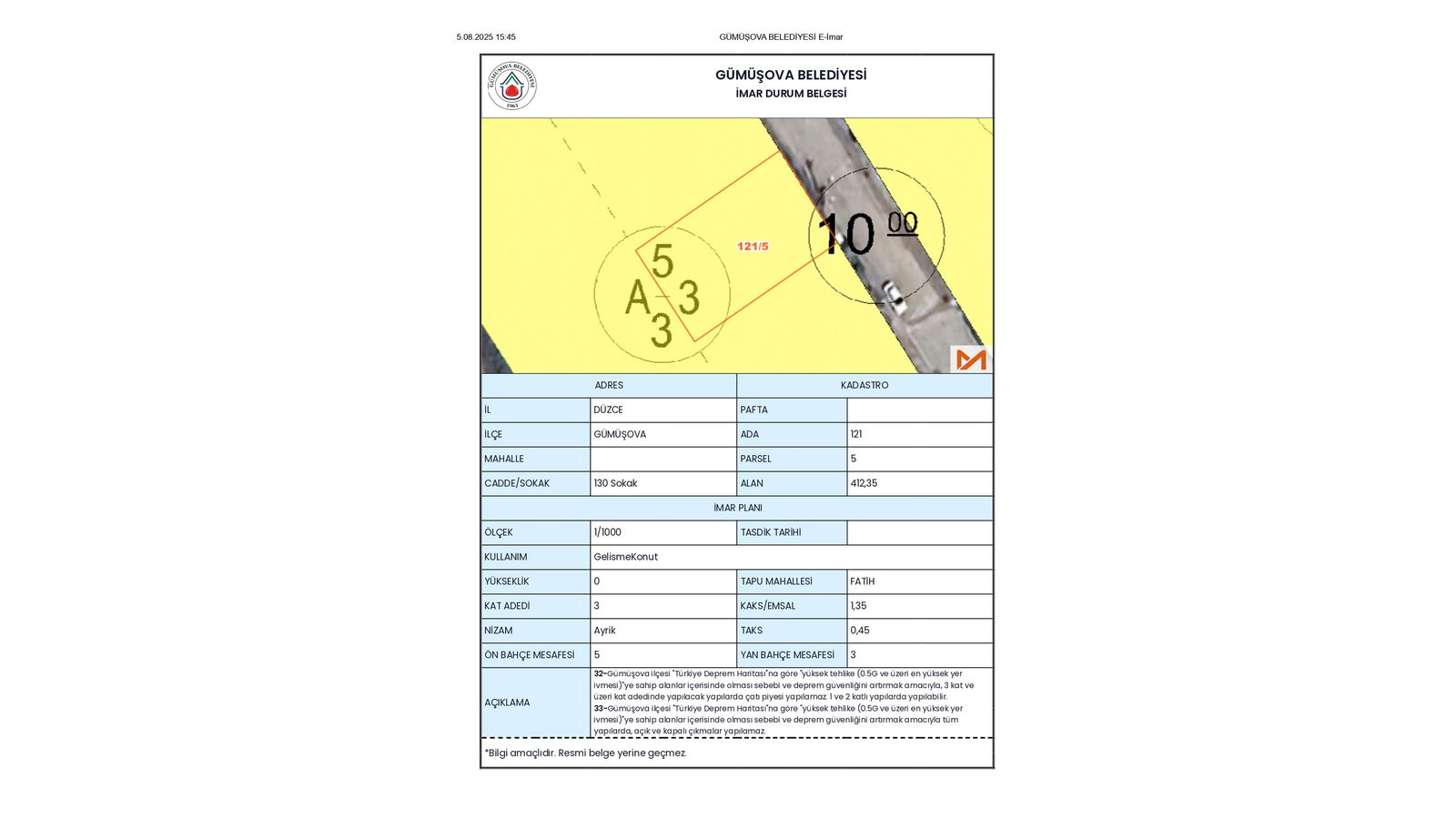 Satılık Arsa 2,250,000 TL