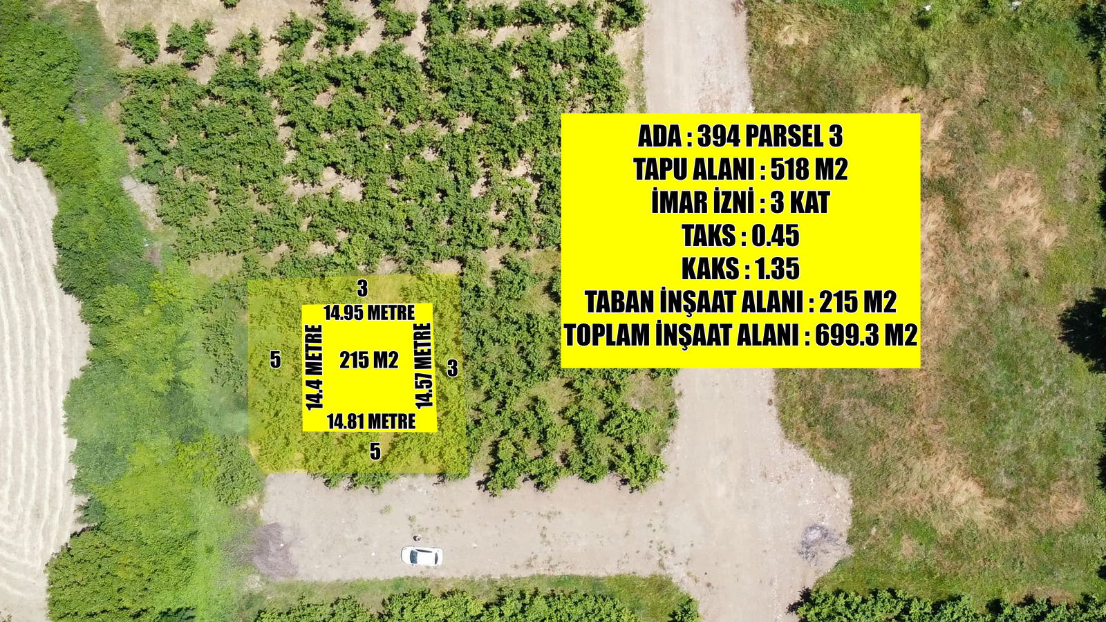 Satılık Arsa 2,300,000 TL