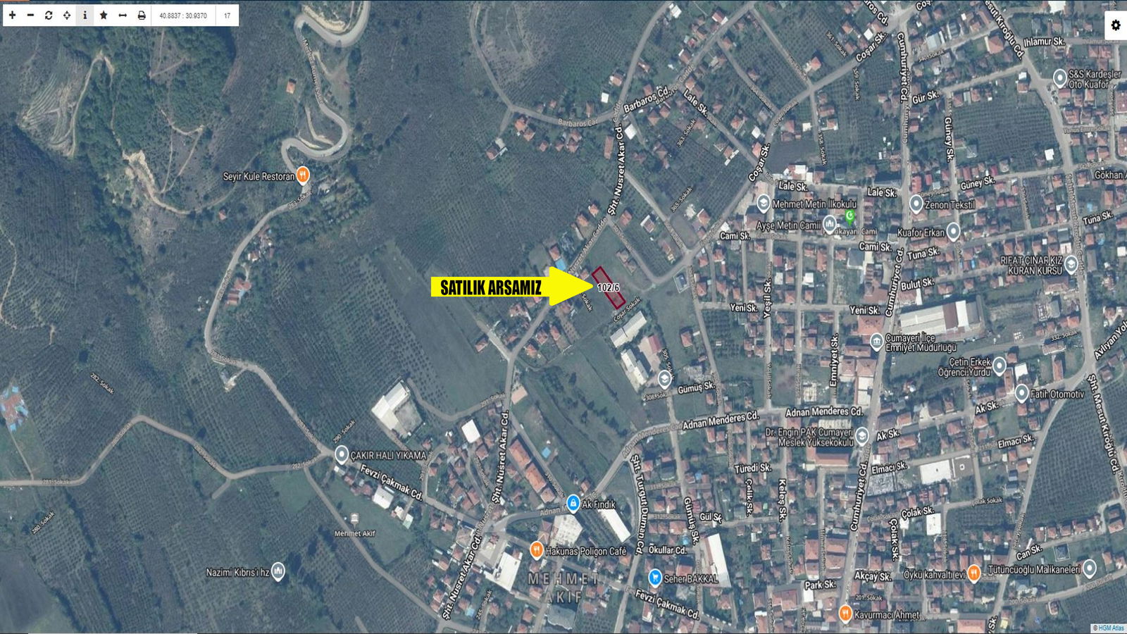 Satılık Arsa 4,350,000 TL