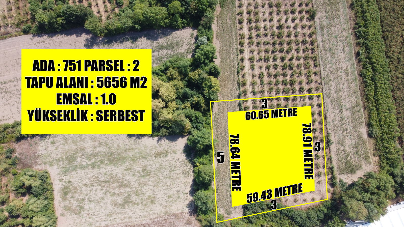 Satılık Sanayi İmarlı 17,990,000 TL