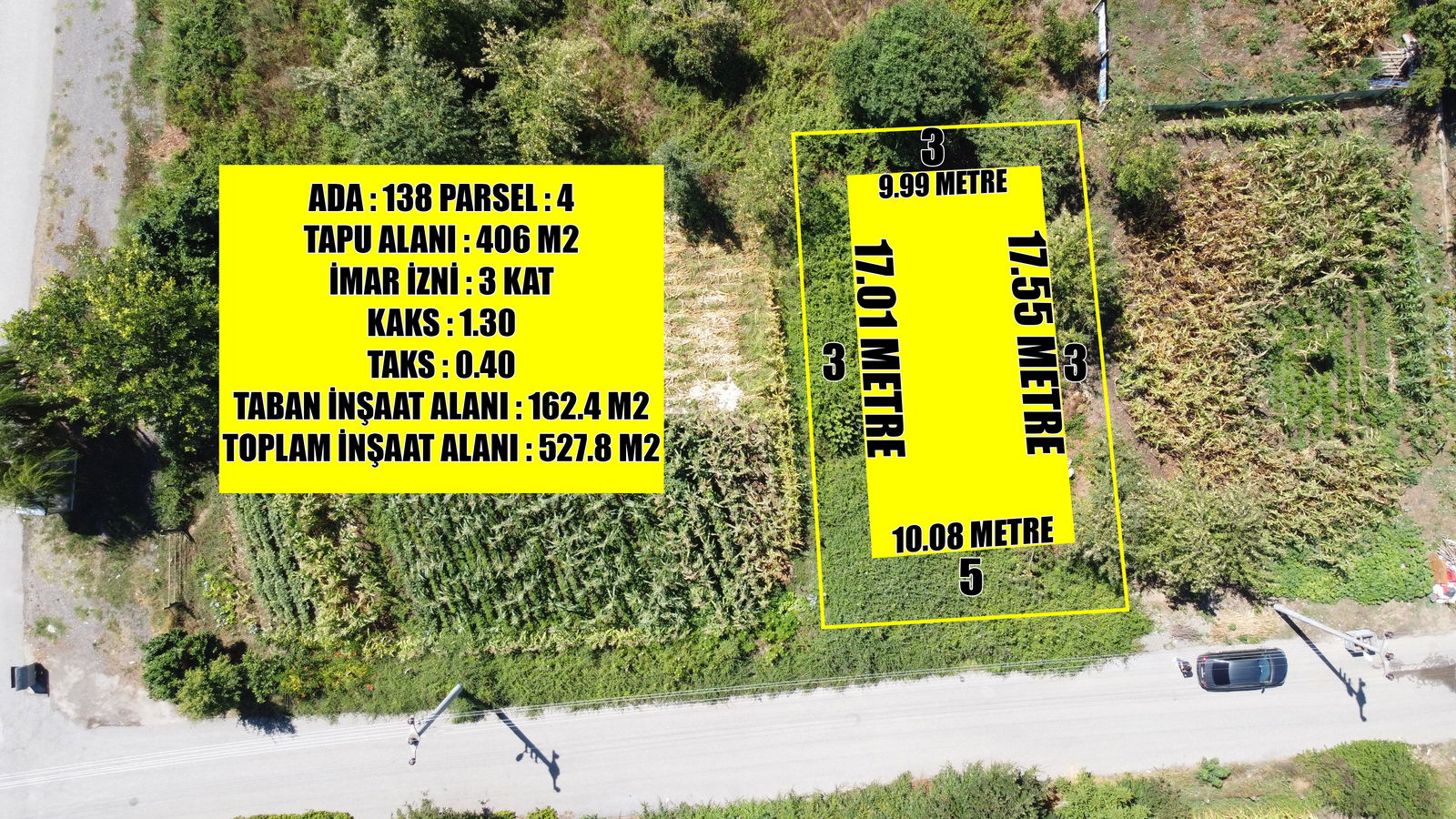 Satılık Arsa 3,100,000 TL