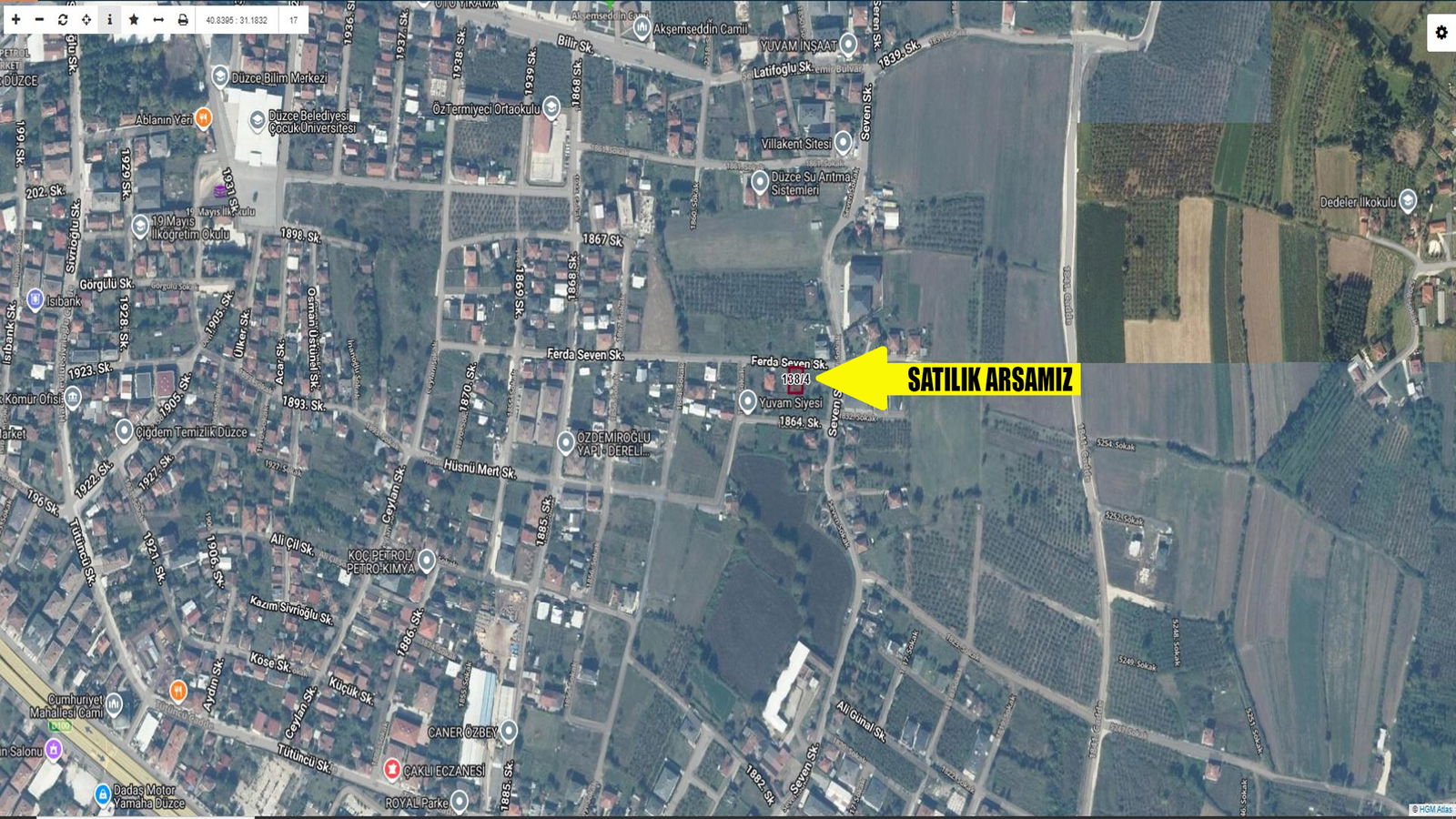 Satılık Arsa 3,100,000 TL