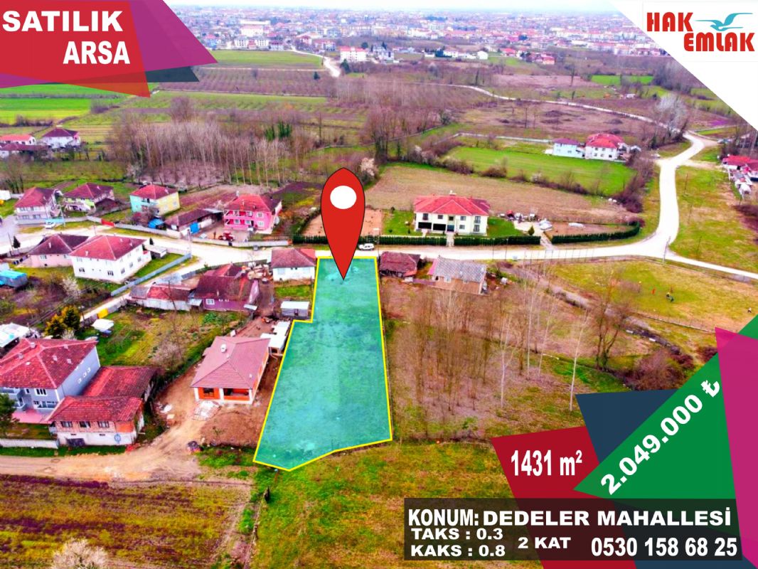 Satılık Arsa 2,049,000 TL