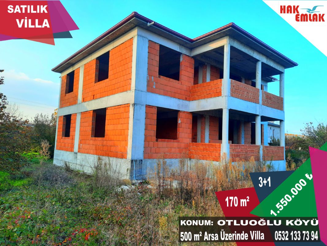 Satılık Villa 1,550,000 TL