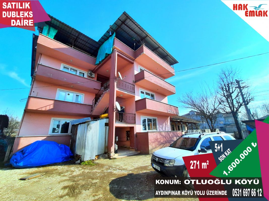 Satılık Dublex 1,600,000 TL
