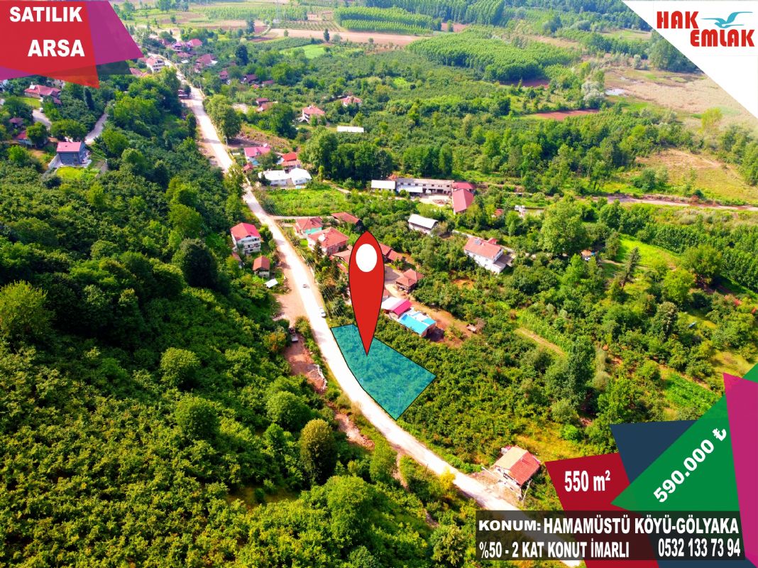 Satılık Arsa 590,000 TL