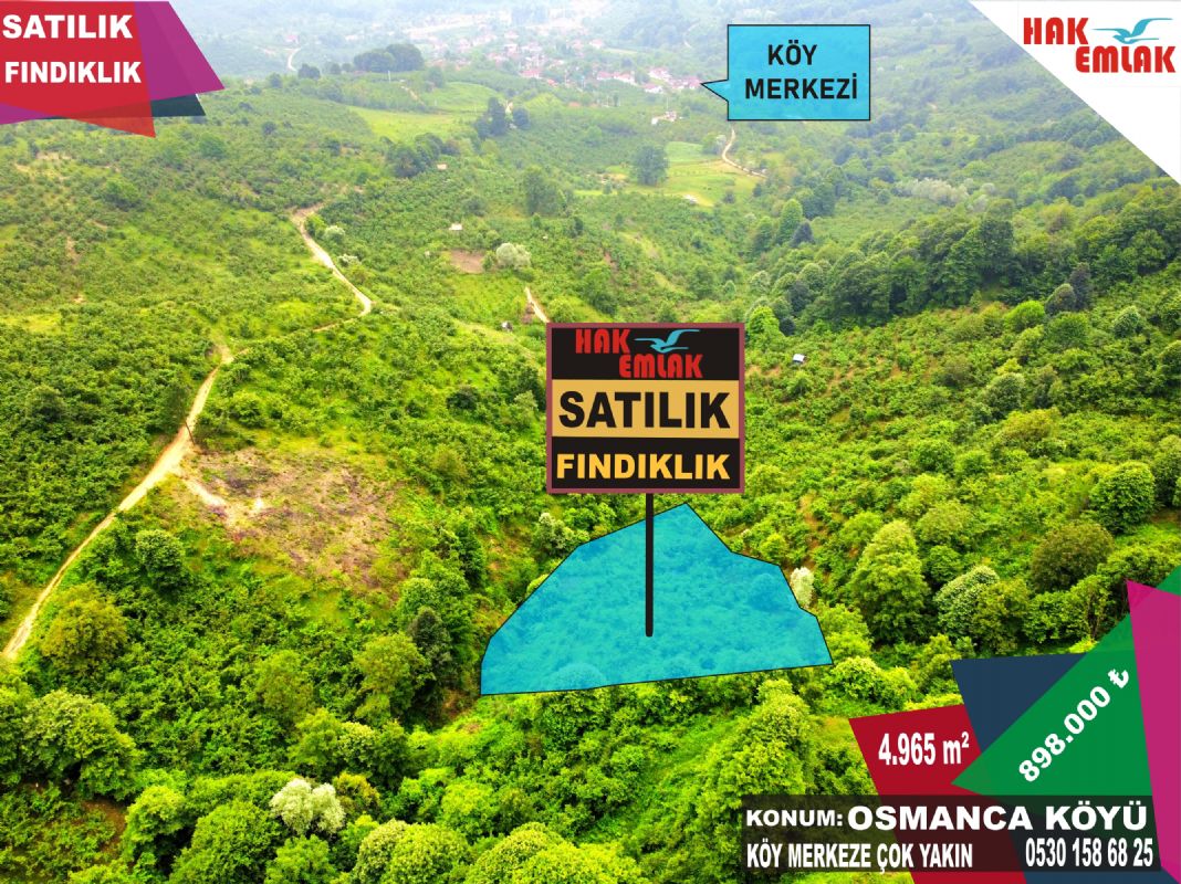 Satılık Fındıklık 898,000 TL