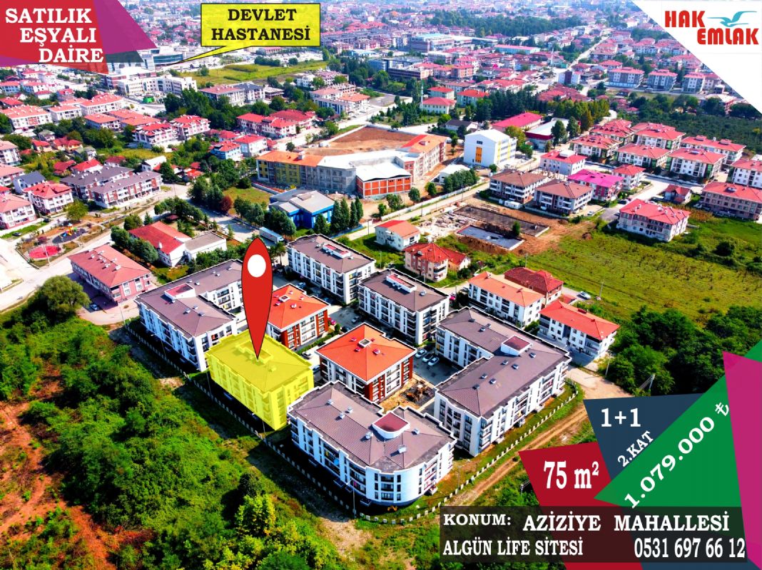 Satılık Daire 1,079,000 TL