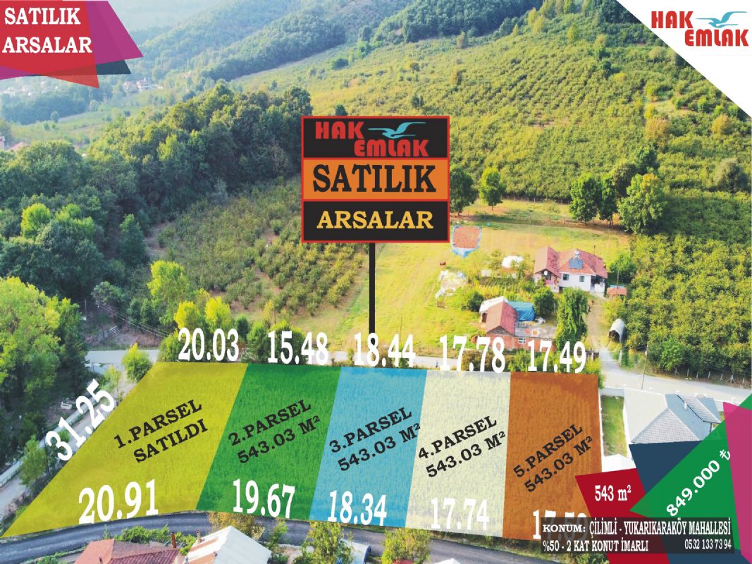 Satılık Arsa 849,000 TL