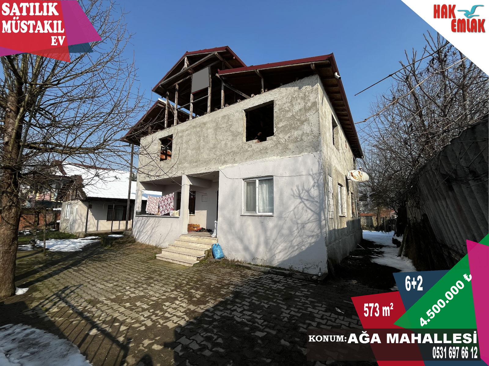 Satılık Müstakil Ev 4,500,000 TL